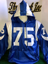 Load image into Gallery viewer, 1960's ALT. BLUE STLYE PULLOVER HOODIE w/ HORNS