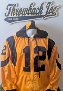 COLOR RUSH STYLE ZIP UP HOODIE