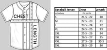 Load image into Gallery viewer, 1960&#39;s STYLE WHITE BASEBALL JERSEY w/ HORNS