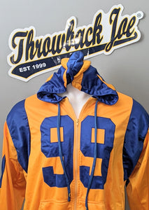 COLOR RUSH STYLE ZIP UP HOODIE