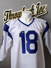 Load image into Gallery viewer, 1960&#39;s STYLE WHITE JERSEY w/ STRIPES - SIZE M - GABRIEL #18